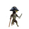 Franz Bergmann Vienna Bronze Dog - Pirate Pug - Hand-Painted - Funny Dog Figurine Erotic Nudes - Vienna Bronze