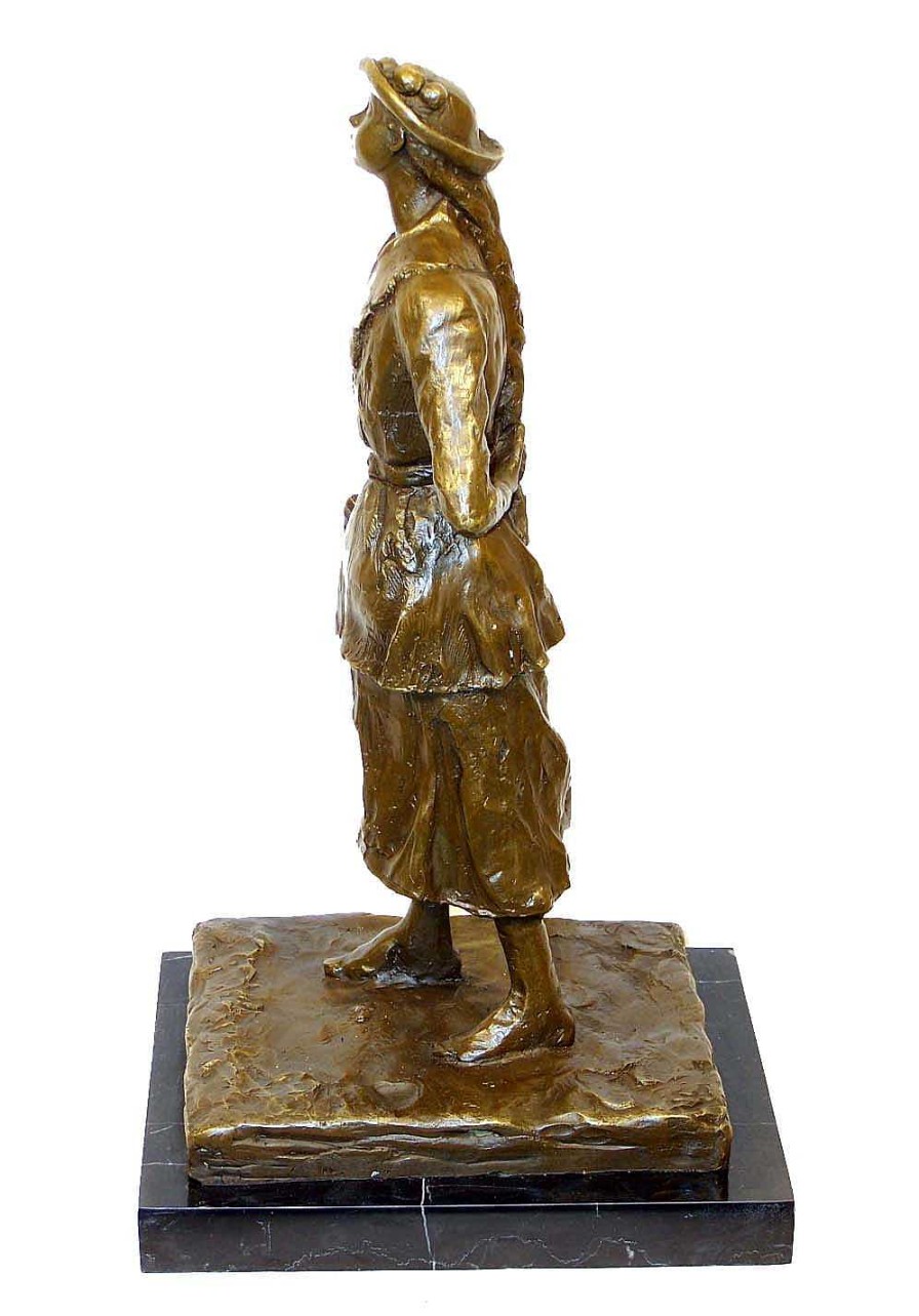 Edgar Degas Modern Art Bronze Sculpture - The Schoolgirl - Edgar Degas 1881 Contemporary Art