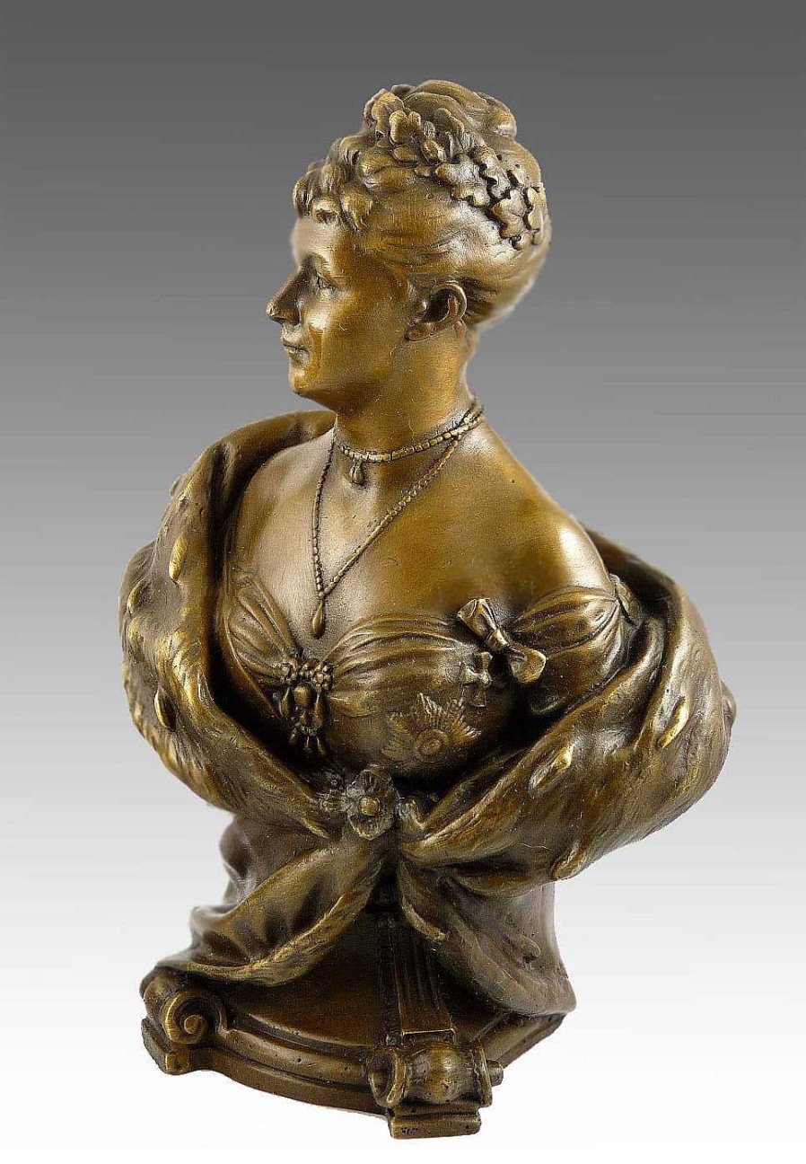 Miguel Fernando Lopez (Milo) Queen Consort Louise Of Prussia - Bronze Bust - Milo Military Statues