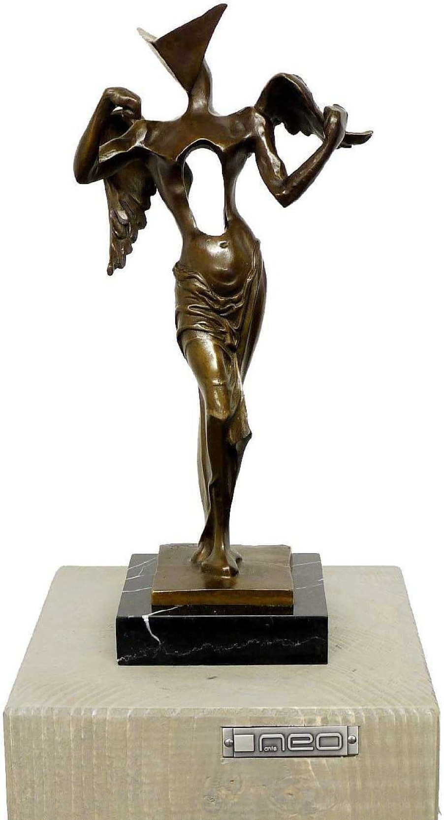 Salvador Dalí Modern Sculpture - The Surrealist Angel - Salvador Dali Contemporary Art