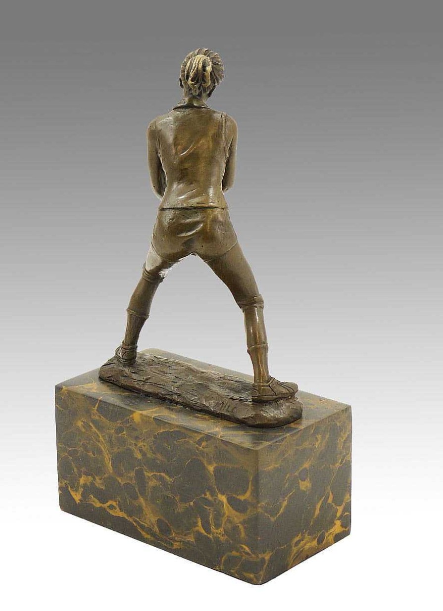 Miguel Fernando Lopez (Milo) Bronze Cup - Female Volleyball Player - Signed Milo Sports Trophies