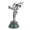 Kunst & Ambiente Rolls Royce Radiator Mascot Emily - Spirit Of Ecstasy - Chromed Bronze - Rolls Royce Statue - Car Mascot For Sale Contemporary Art