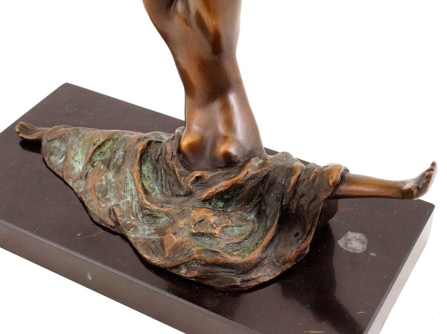 Kunst & Ambiente Erotic Female Nude - Bronze On Marble - Signed By J. Patoue Erotic Nudes - Vienna Bronze