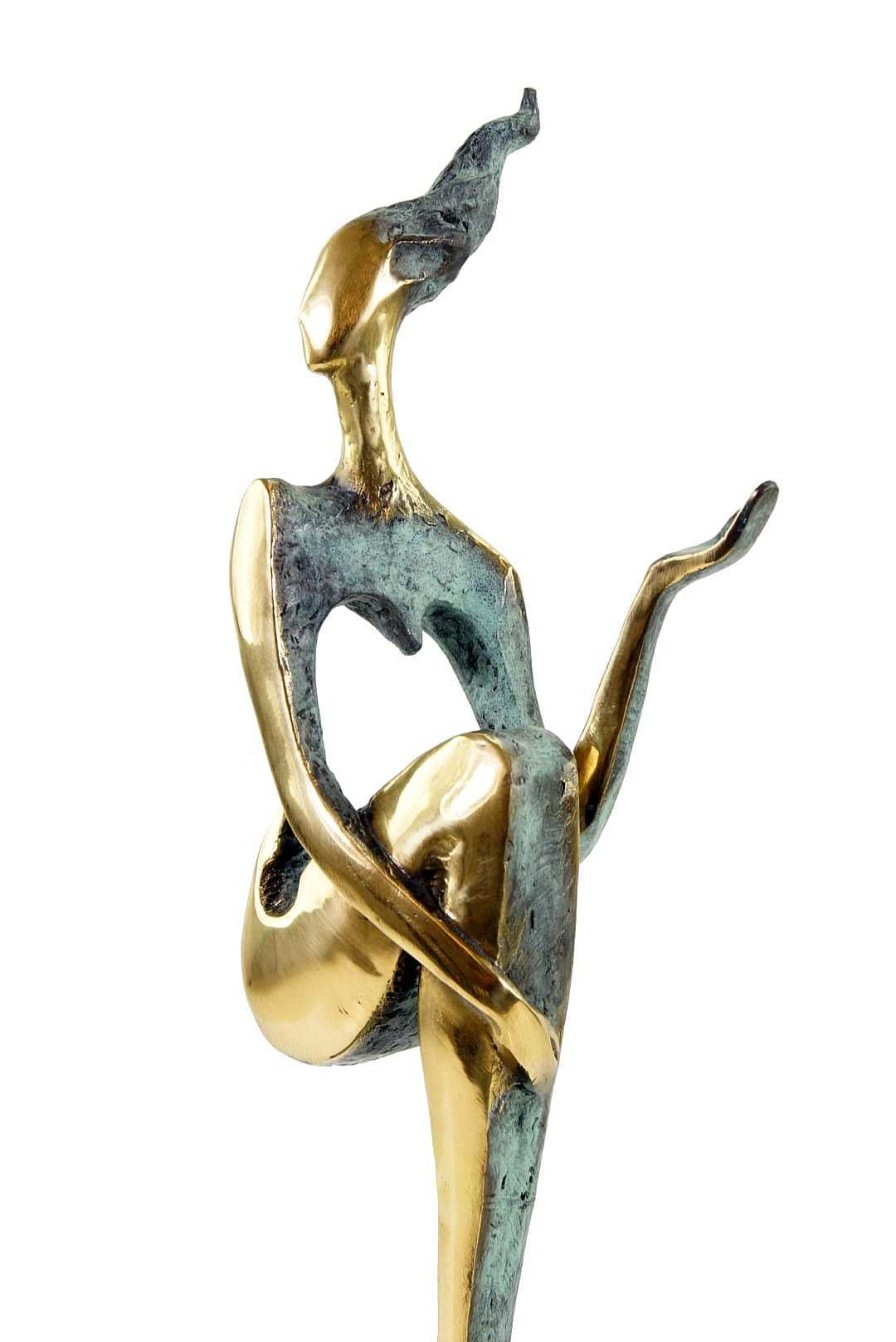 Kunst & Ambiente Abstract Bronze Nude - The Sitting One Ii - Signed M. Nick Erotic Nudes - Vienna Bronze