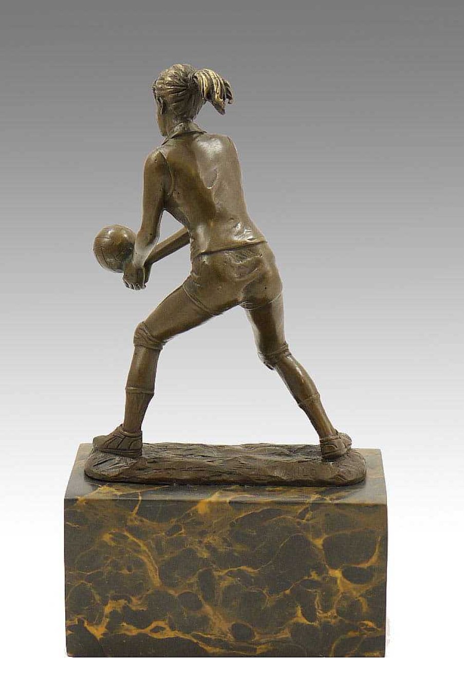 Miguel Fernando Lopez (Milo) Bronze Cup - Female Volleyball Player - Signed Milo Sports Trophies