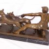 Alex Kelety Art Deco Bronze Statue - The Release - Signed Alex Kelety Art Deco Figurines