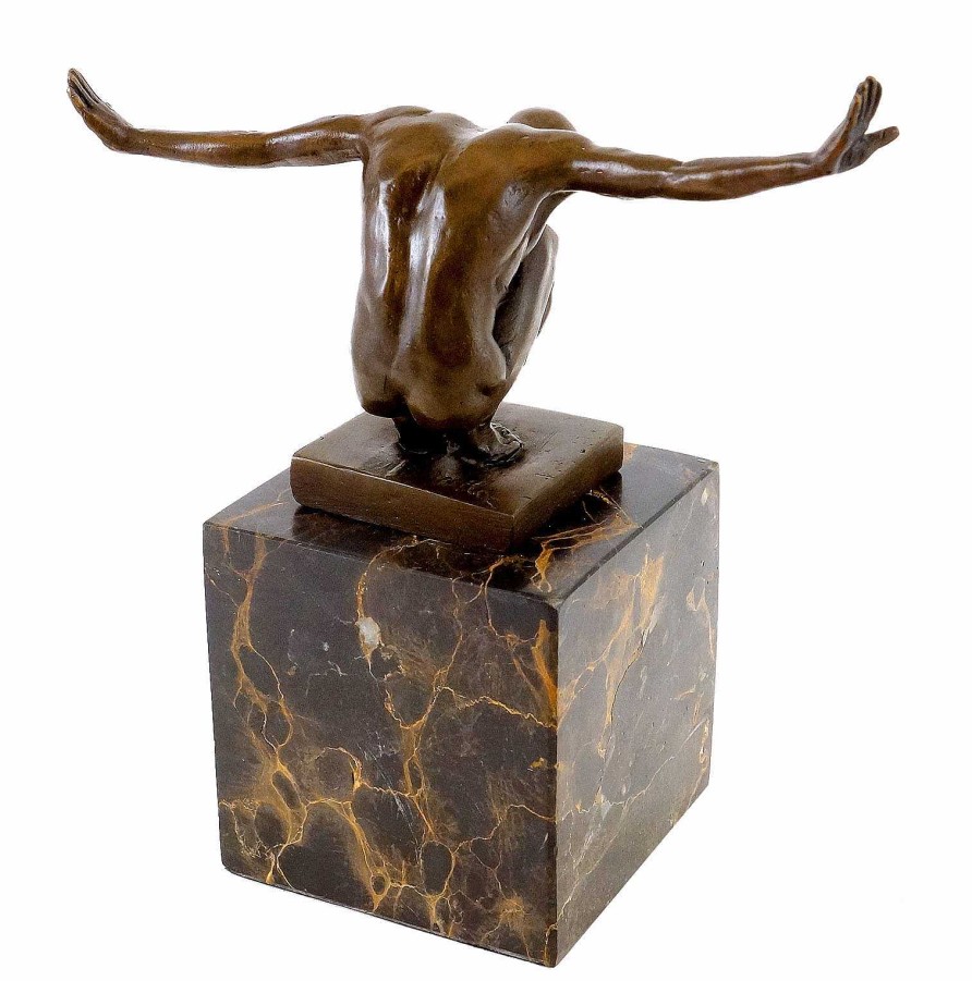 Miguel Fernando Lopez (Milo) Bronze Figure - Mr. Universe - Signed - Milo Contemporary Art