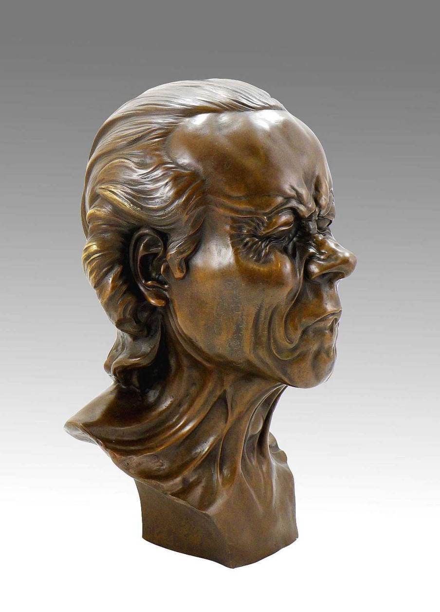 Franz Xaver Messerschmidt Franz Xaver Messerschmidt - Character Head - Bronze Figure Contemporary Art